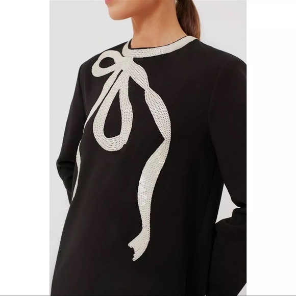 TUCKERNUCK Black Bow Mini Jamie Dress little black dress. Party dress Medium - Picture 7 of 10